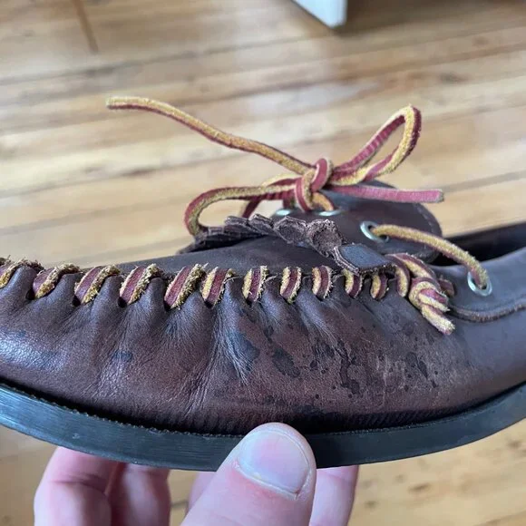 Mark McNairy & Bass Collab Kilty Boat Shoes, Men's Size 10 - Picture 6 of 9